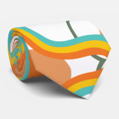 ヴィンテージ80年代の美的パタカラフルーン ネクタイ (ロール)