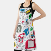 ヴィンテージ80年代90年代のドードルコレクション。 エプロン (インサイチュ)