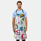 ヴィンテージ80年代90年代のドードルコレクション。 エプロン (着用した状態)