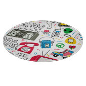 ヴィンテージ80年代90年代のドードルコレクション。 カッティングボード (角)