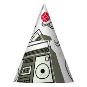 ヴィンテージ80年代90年代のドードルコレクション。 パーティーハット (左)