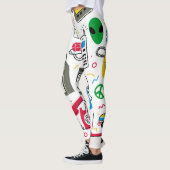 ヴィンテージ80年代90年代のドードルコレクション。 レギンス (左)