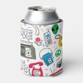 ヴィンテージ80年代90年代のドードルコレクション。 缶クーラー (缶正面)