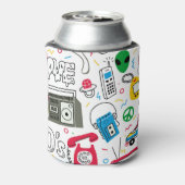 ヴィンテージ80年代90年代のドードルコレクション。 缶クーラー (缶裏面)