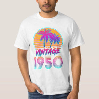 ヴィンテージ80s 1950誕生日 tシャツ