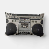 ヴィンテージ80s Boombox Ghettoblaster ランバークッション (裏面)