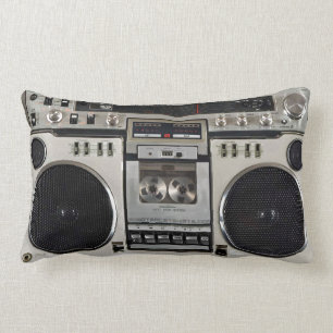 ヴィンテージ80s Boombox Ghettoblaster ランバークッション