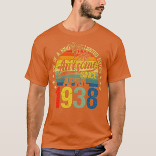 ヴィンテージ84歳1938年4月デコレーション84B Tシャツ