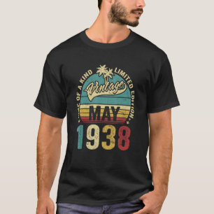 ヴィンテージ84歳1938年5月飾り84Bir Tシャツ