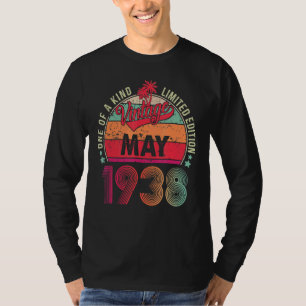 ヴィンテージ84誕生日素晴らし1938年5月1日 Tシャツ