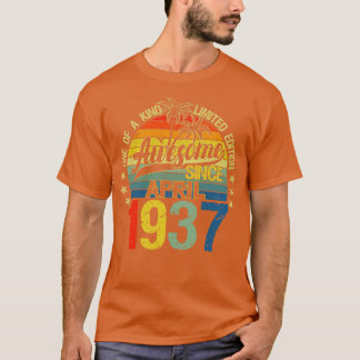 ヴィンテージ85歳1937年4月デコレーション85B Tシャツ