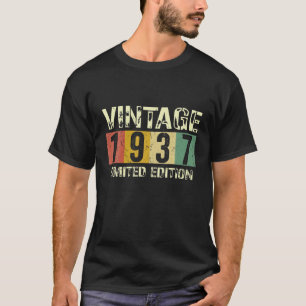 ヴィンテージ85誕生日装飾男性85日1937 Tシャツ