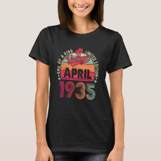 ヴィンテージ87誕生日素晴らし1935年4月以来 Tシャツ