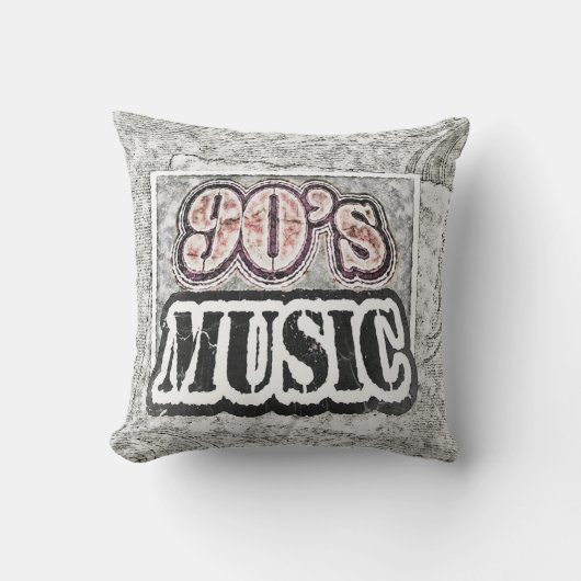 ヴィンテージ90の音楽 – 枕 (正面)