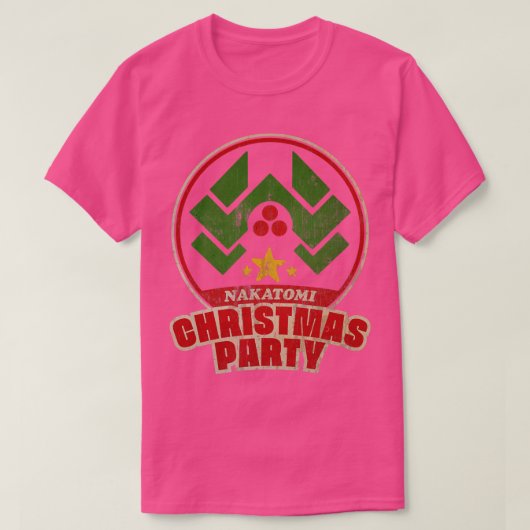 ヴィンテージ90年代の中富クリスマスパーティー Tシャツ (デザイン正面)