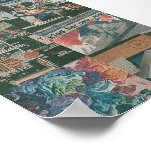 ヴィンテージ90年代の美的ポスター ポスター (角)