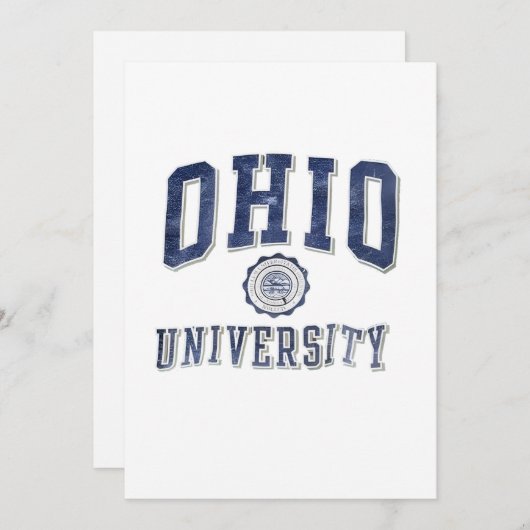 ヴィンテージ90年代オハイオ大学ボブキャッツのポスター 招待状 (正面/裏面)