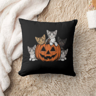 ヴィンテージ90年代キャットハロウィーンレトロシ不気味ーズ クッション