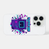 ヴィンテージ90年代ゲーム機風スマホケース iPhoneケース (裏面横)