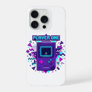 ヴィンテージ90年代ゲーム機風スマホケース iPhone 15 PROケース