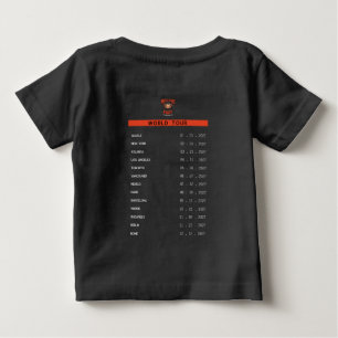 ヴィンテージ90年代ヘヴィメタル アホロートル バンドツアーパロディ ベビーTシャツ