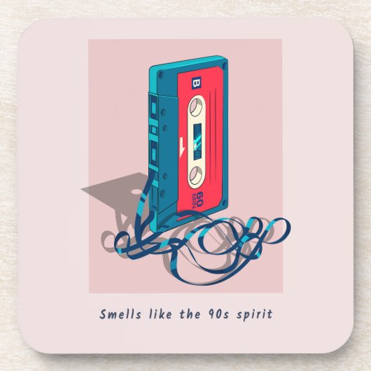 ヴィンテージ'90sカセットテープ コースター (正面)