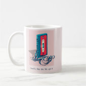 ヴィンテージ'90sカセットテープ コーヒーマグカップ (左)