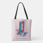 ヴィンテージ'90sカセットテープ トートバッグ (裏面)