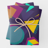 ヴィンテージ90sメンフィス – スタイルパターン ラッピングペーパーシート (インサイチュ)