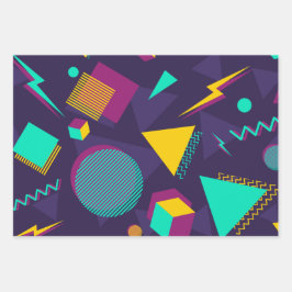 ヴィンテージ90sメンフィス – スタイルパターン ラッピングペーパーシート