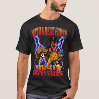 ヴィンテージ90s Tiger稲妻グラフィック Tシャツ