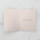 ヴィンテージ95thグルエレガントージーレディフローラ誕生日 カード (内部)