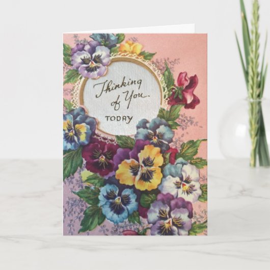 ヴィンテージ-あなたの考えること今日、 カード (正面)