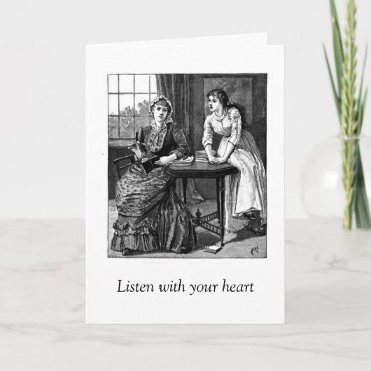 ヴィンテージ – ありがとう聞ございます。 サンキューカード (正面)