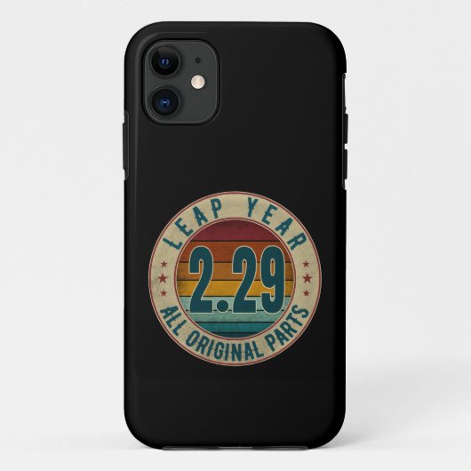 ヴィンテージ うるう年 2月29日 オールオリジナルパーツ Case-Mate iPhoneケース (裏面)