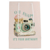 ヴィンテージ | おおー！ ミディアムペーパーバッグ (裏面)