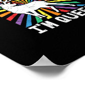 ヴィンテージ おお 鹿 私はクィア プライド LGBT ゲイ レズビアン ポスター (角)