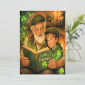 ヴィンテージ おじいちゃんのセントパトリックデーカード シーズンカード (スタンド正面)