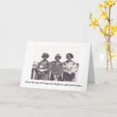 ヴィンテージ-おもしろい友達、 カード (黄色い花)