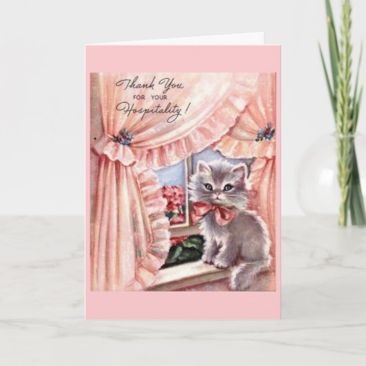 ヴィンテージ – お世話になっております。 カード (正面)