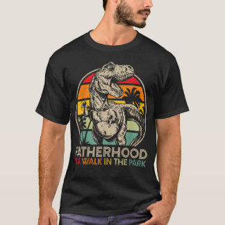 ヴィンテージ お父さんってのは公園を散歩するようなものだ パパ T Tシャツ