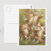 ヴィンテージ お祝いの小人 ポストカード (正面/裏面)