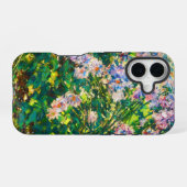 ヴィンテージ お花 アネモネ イラスト iPhone 16ケース (裏面横)