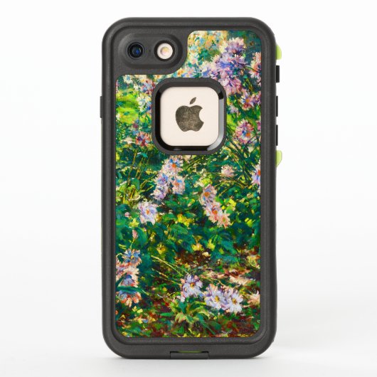 ヴィンテージ お花 アネモネ イラスト LifeProof iPhoneケース (裏面)
