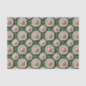 ヴィンテージ かぎ針編み 花柄 デコパージュ 薄葉紙 (正面)