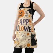 ヴィンテージ,かわいいハッピーハローウィンこうもり,幽霊,カボチャ エプロン (インサイチュ)