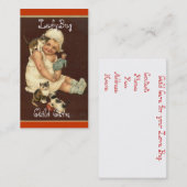 ヴィンテージ，かわいいベビー,気に子,カスタム 名刺 (正面/裏面)