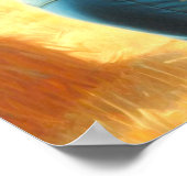 ヴィンテージ かわいい カウガール ピンアップ ポスター (角)