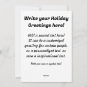 ヴィンテージ かわいい クリスマス 猫 水彩画 (裏面)