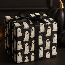 ヴィンテージ かわいい スプーキー ゴースト ハロウィン ペーパー セット